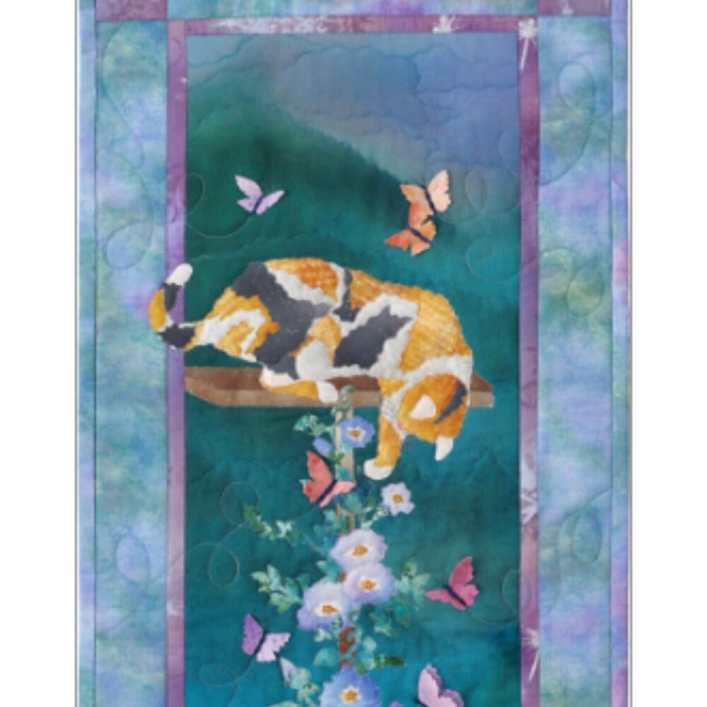 McKenna Ryan Meow Mix “Feline Frisky” Applique Quilt Sewing Pattern Uncut FF